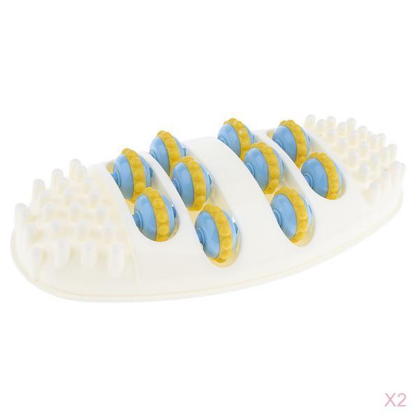 2X Foot Acupoint Massager Mat Feet Roller Walk Massagers Foot Leg Pain Ease