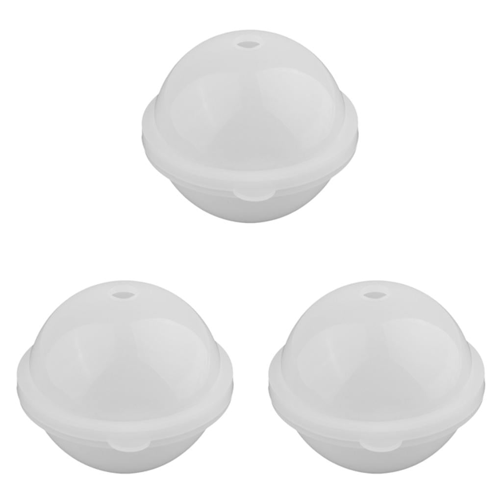 3pcs DIY Sphere Ball Silicone Mold for Resin Jewelry Making 80/90/100mm