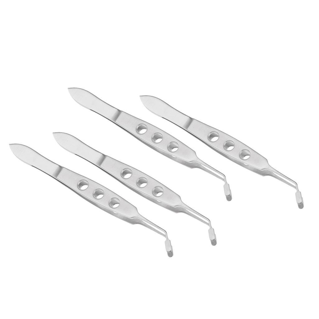4Pcs Meibomian Gland Expressor Forceps for Compressing Eyelid Gentle Paddle