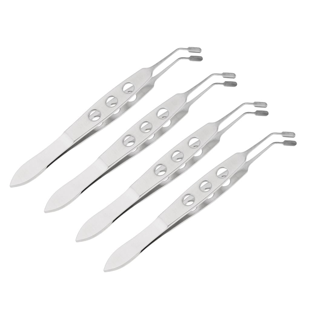 4Pcs Meibomian Gland Expressor Forceps for Compressing Eyelid Gentle Paddle