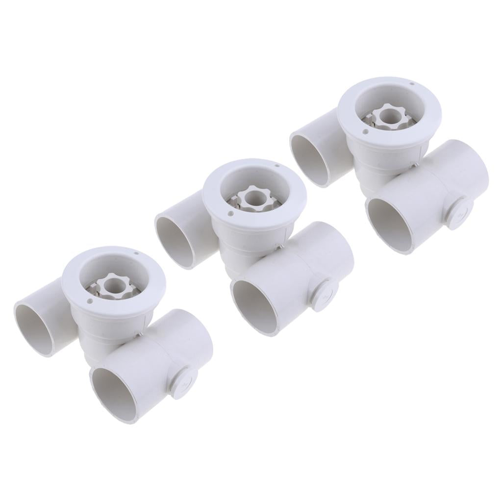 3x Durable Plastic Swimming Pool Massage Nozzle Pool Accessory Big Power Jet
