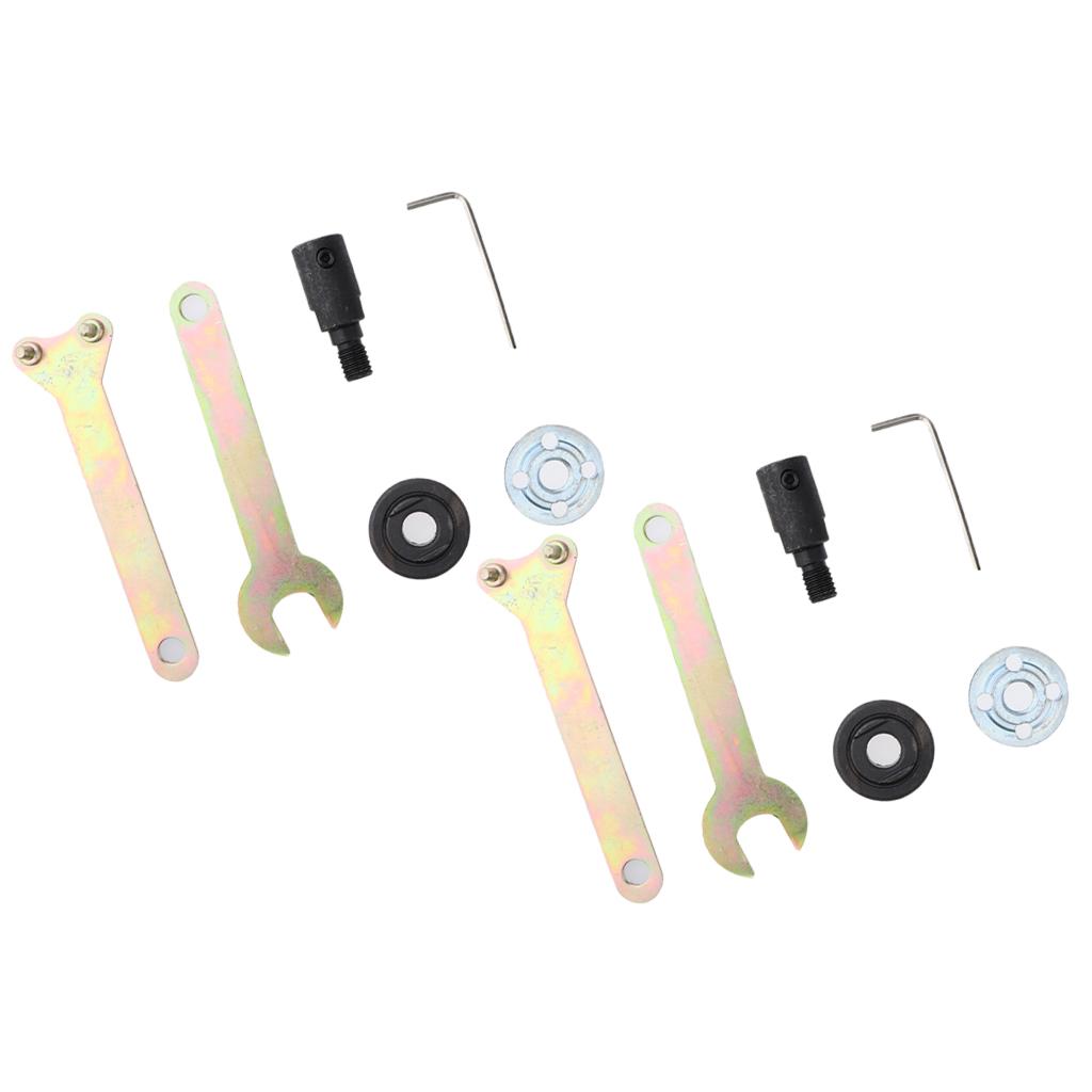 2 x M10 Motor Shaft Rod Coupler Sleeve Saw Angle Grinder Drill Adapter Set