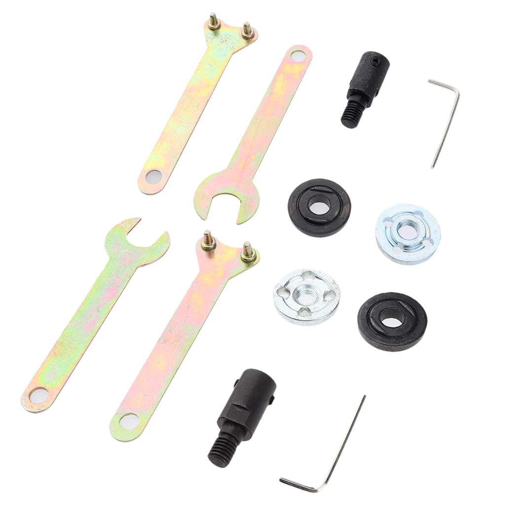 2Pcs M10 Motor Shaft Rod Coupler Sleeve Saw Angle Grinder Drill Adapter Set