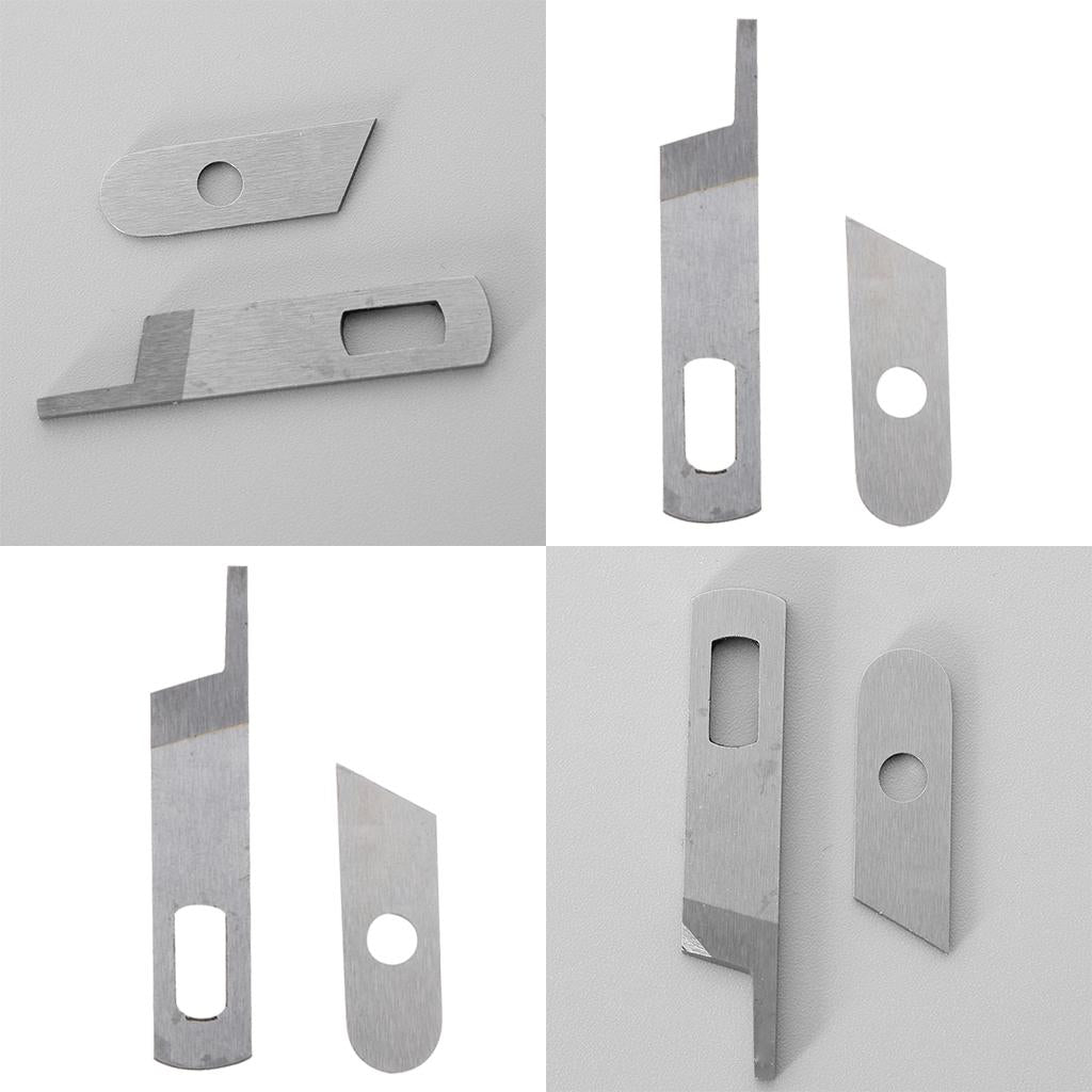 4Pcs Stainless Steel Sewing Machine 14U Upper Lower Knife Blade for Singer