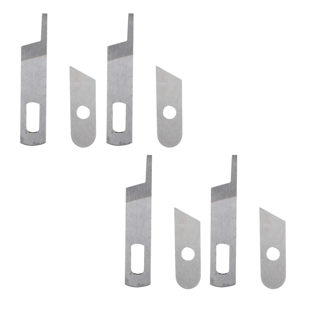 8Pcs Stainless Steel Sewing Machine 14U Upper Lower Knife Blade for Singer