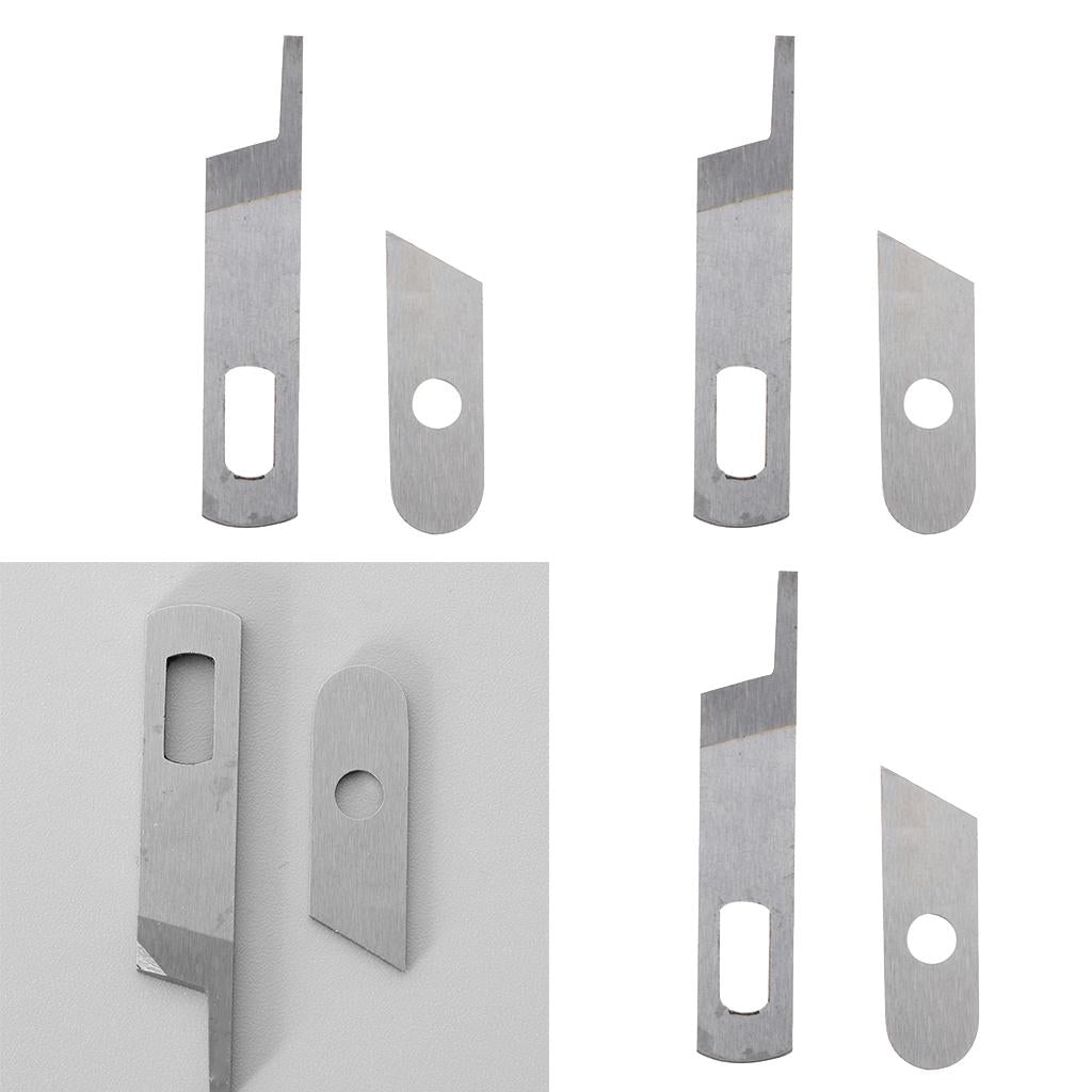 8Pcs Stainless Steel Sewing Machine 14U Upper Lower Knife Blade for Singer