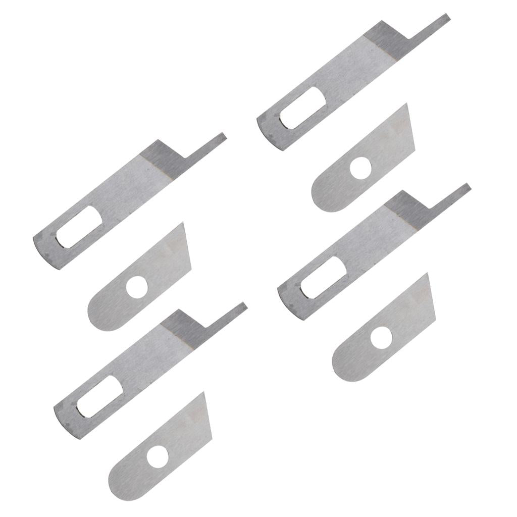 8Pcs Stainless Steel Sewing Machine 14U Upper Lower Knife Blade for Singer