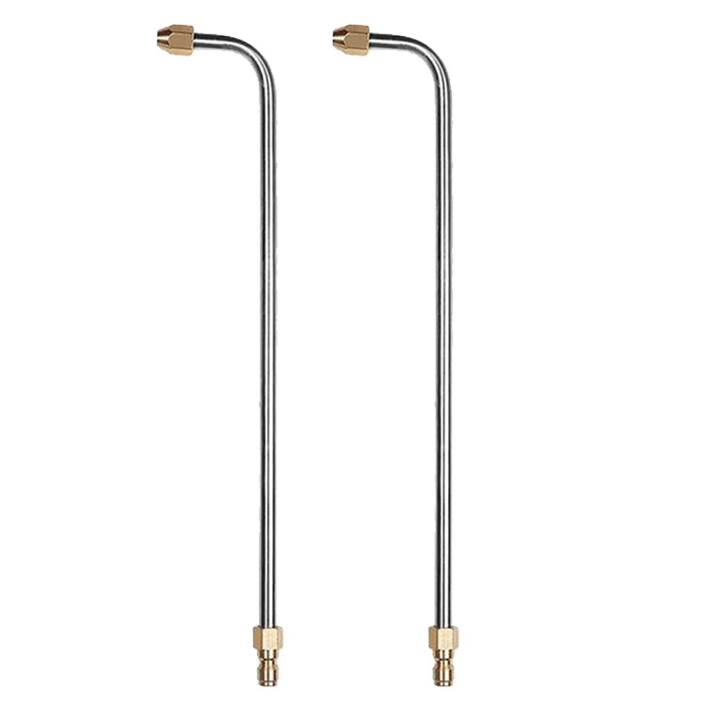 2x Pressure Washer Lance Spray Wand Angled Lance Extension 3600psi 90 Degree