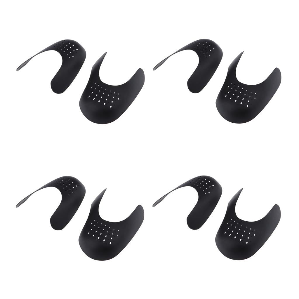 4 Pairs Black Protector Toe Box Decreaser Insert Anti