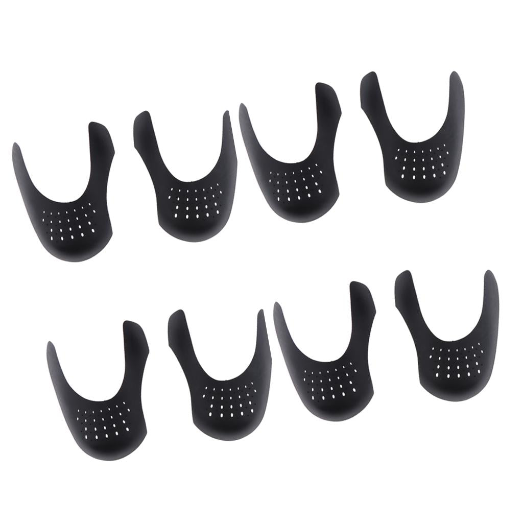 4 Pairs Black Protector Toe Box Decreaser Insert Anti