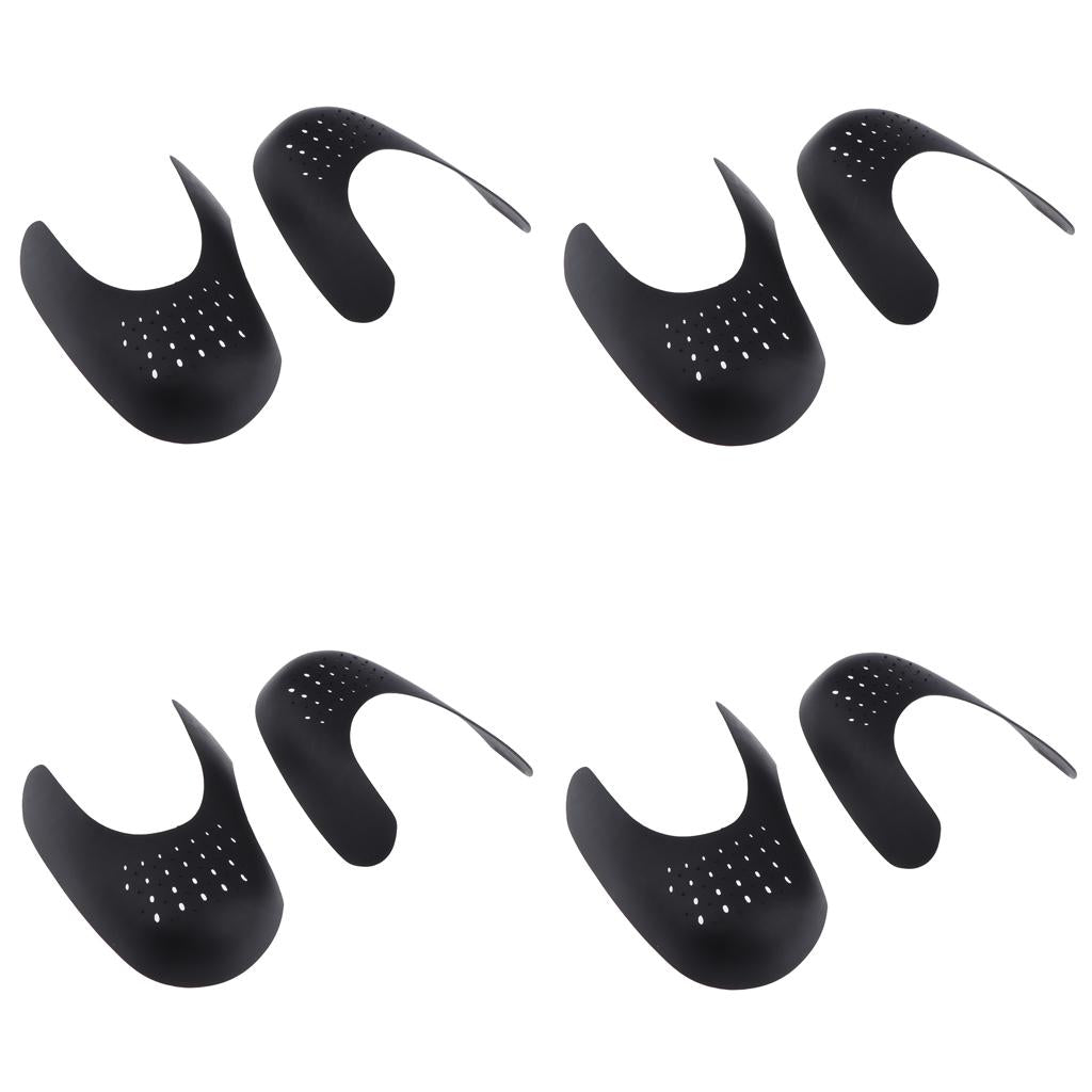4 Pairs Black Protector Toe Box Decreaser Insert Anti