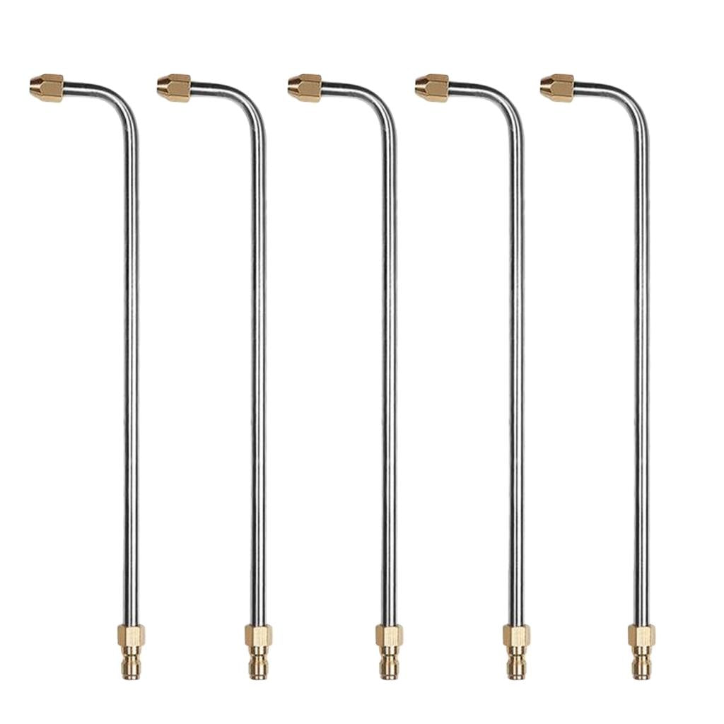 5x Pressure Washer Lance Spray Wand Angled Lance Extension 3600psi 90 Degree