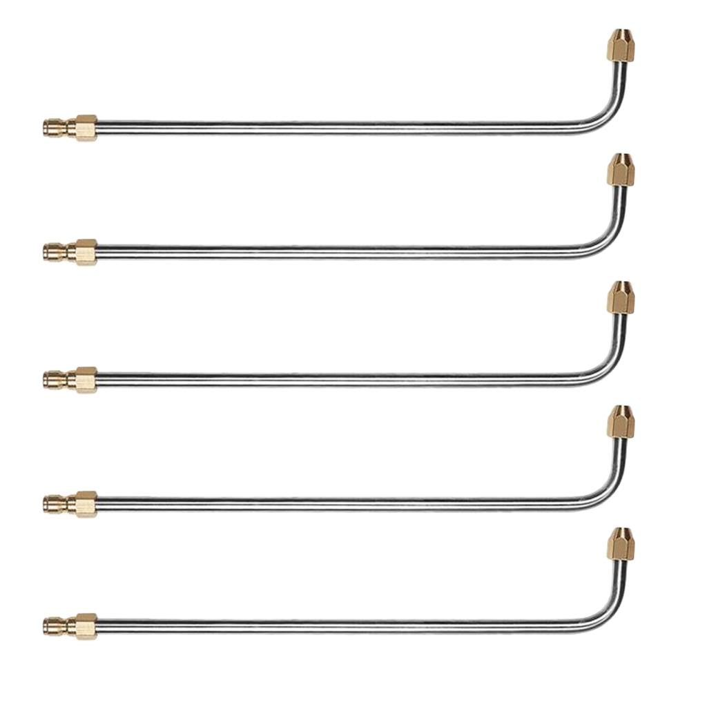 5x Pressure Washer Lance Spray Wand Angled Lance Extension 3600psi 90 Degree