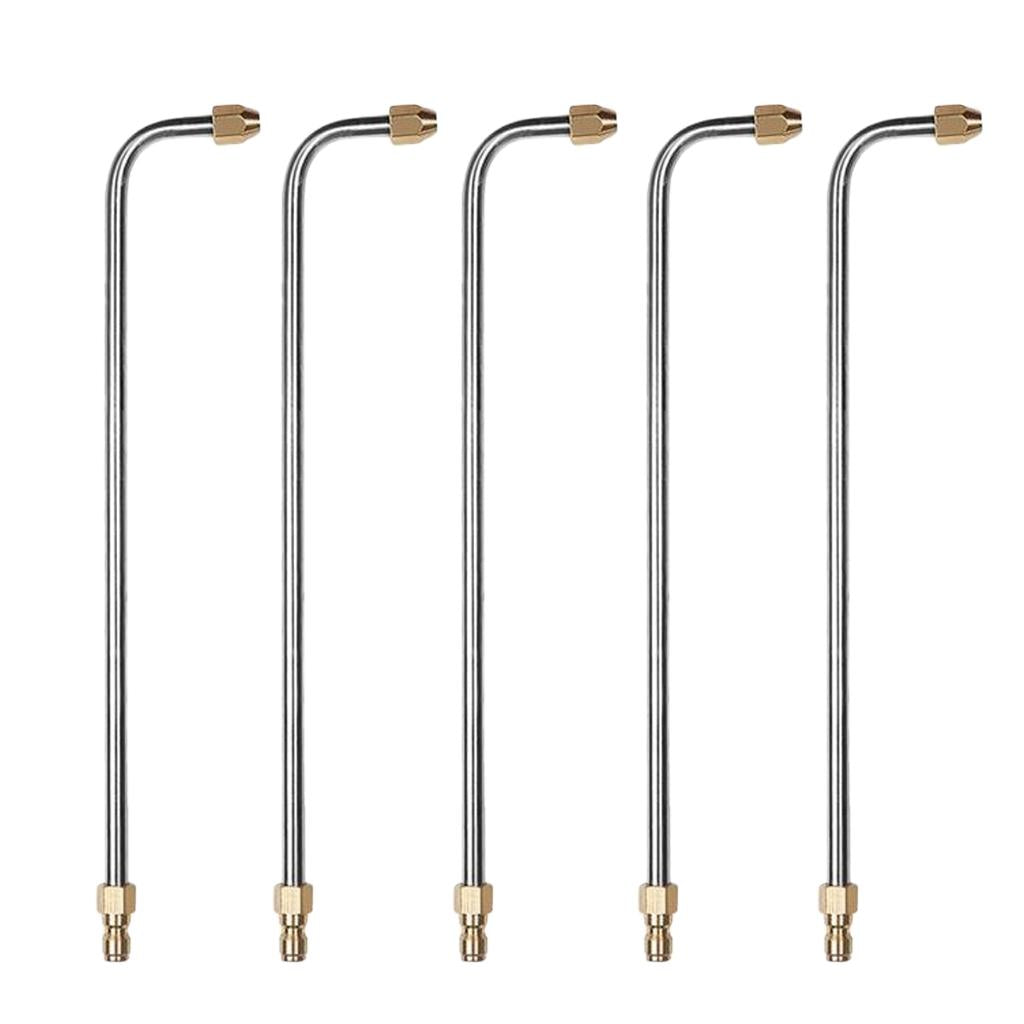 5x Pressure Washer Lance Spray Wand Angled Lance Extension 3600psi 90 Degree