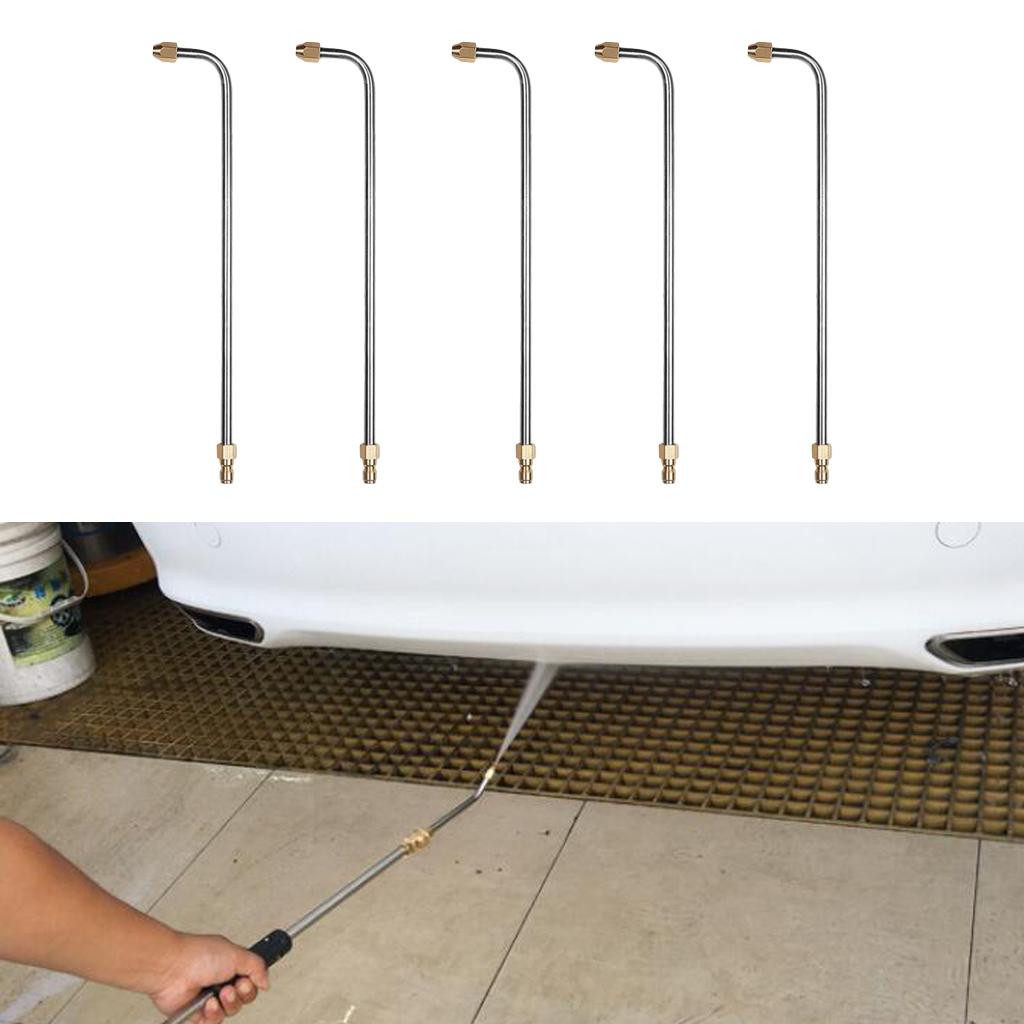 5x Pressure Washer Lance Spray Wand Angled Lance Extension 3600psi 90 Degree