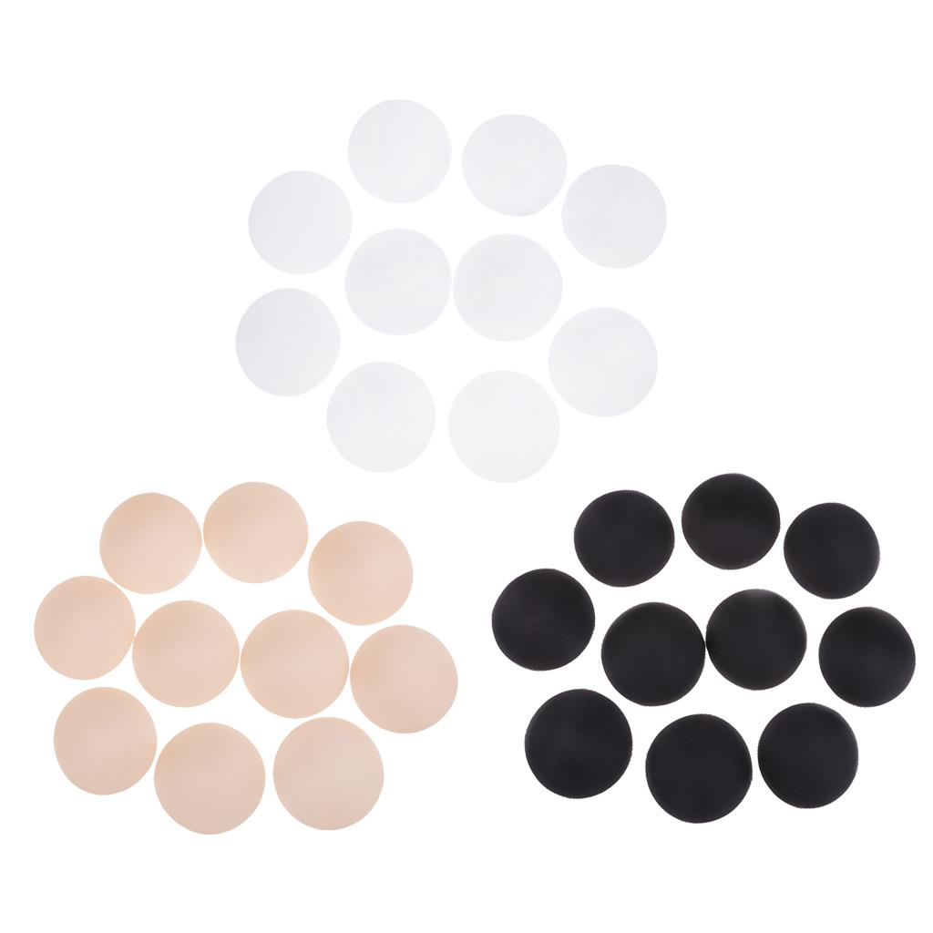 15 Pairs 3 Colors Bikini Bra Pad Inserts Round Sponge Push Up for Swimwear