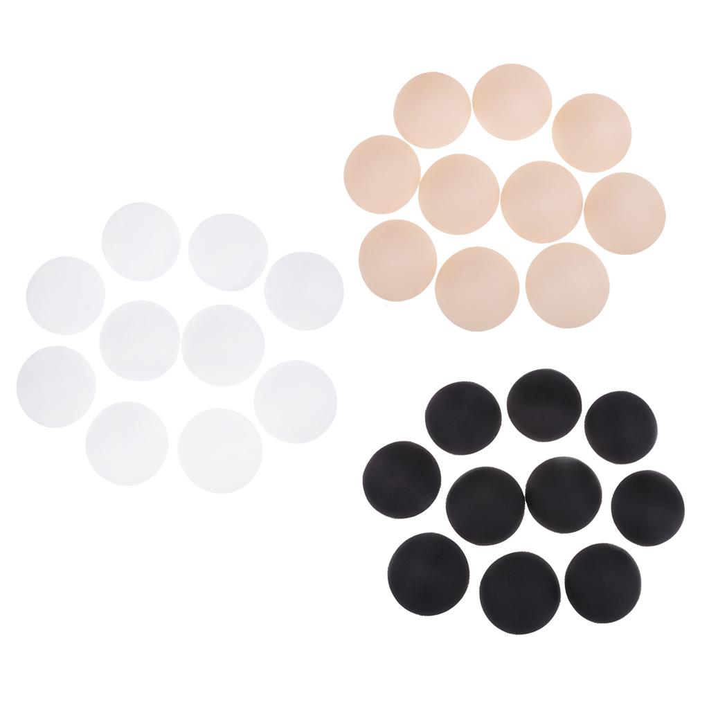 15 Pairs 3 Colors Bikini Bra Pad Inserts Round Sponge Push Up for Swimwear