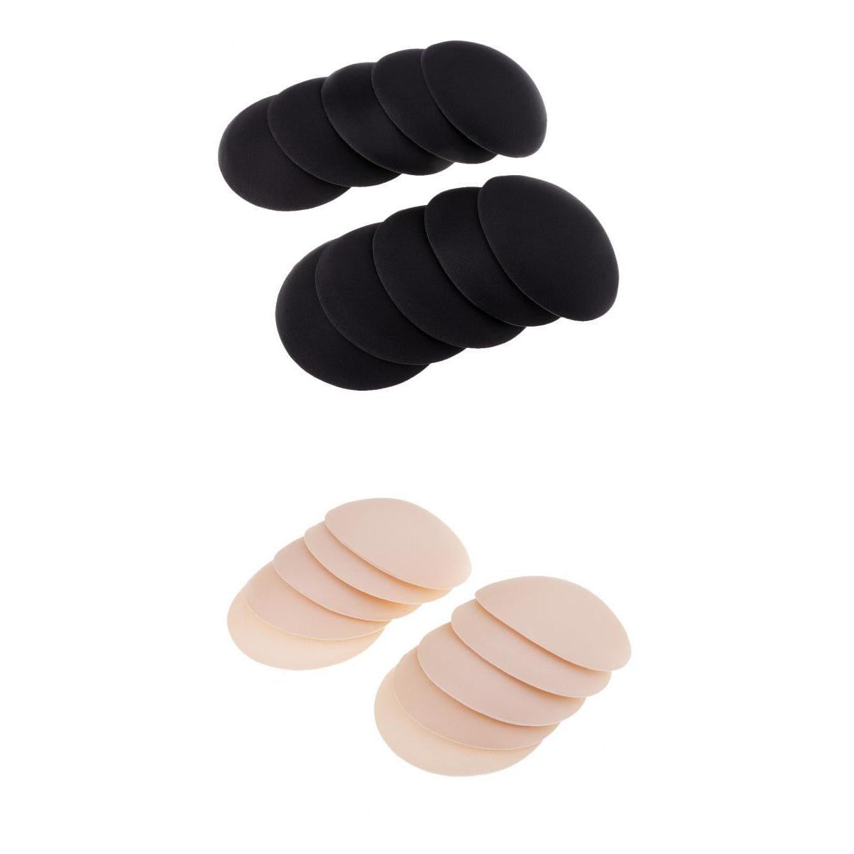 10 Pairs Round Female Bra Pad Inserts Push Up Sponge for Swimwear Bikini