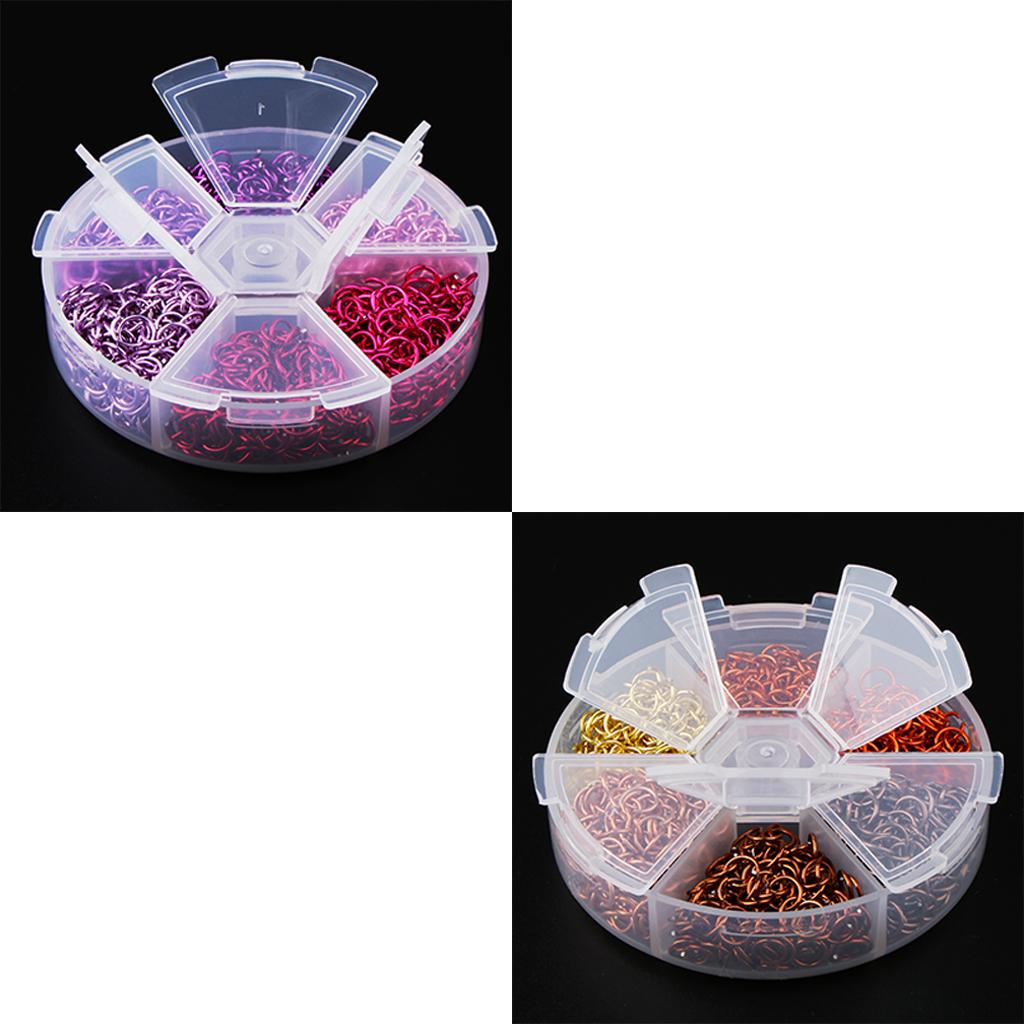 2 Sets Colorful Aluminum Wire Open Jump Rings for jewelry Making Accessories
