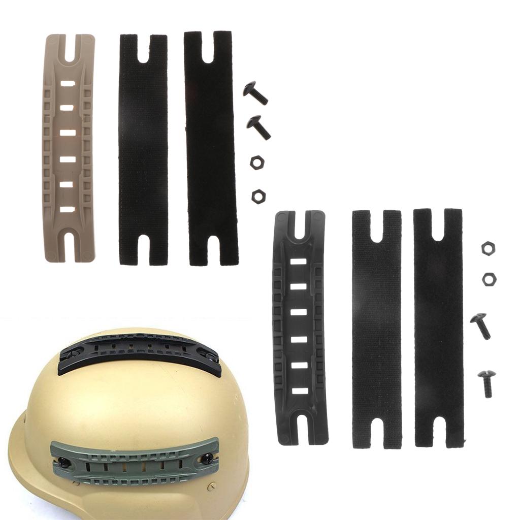2 Sets Tactical Fast ARC Helmet Side Rail Guide Mount Helmet Accessories