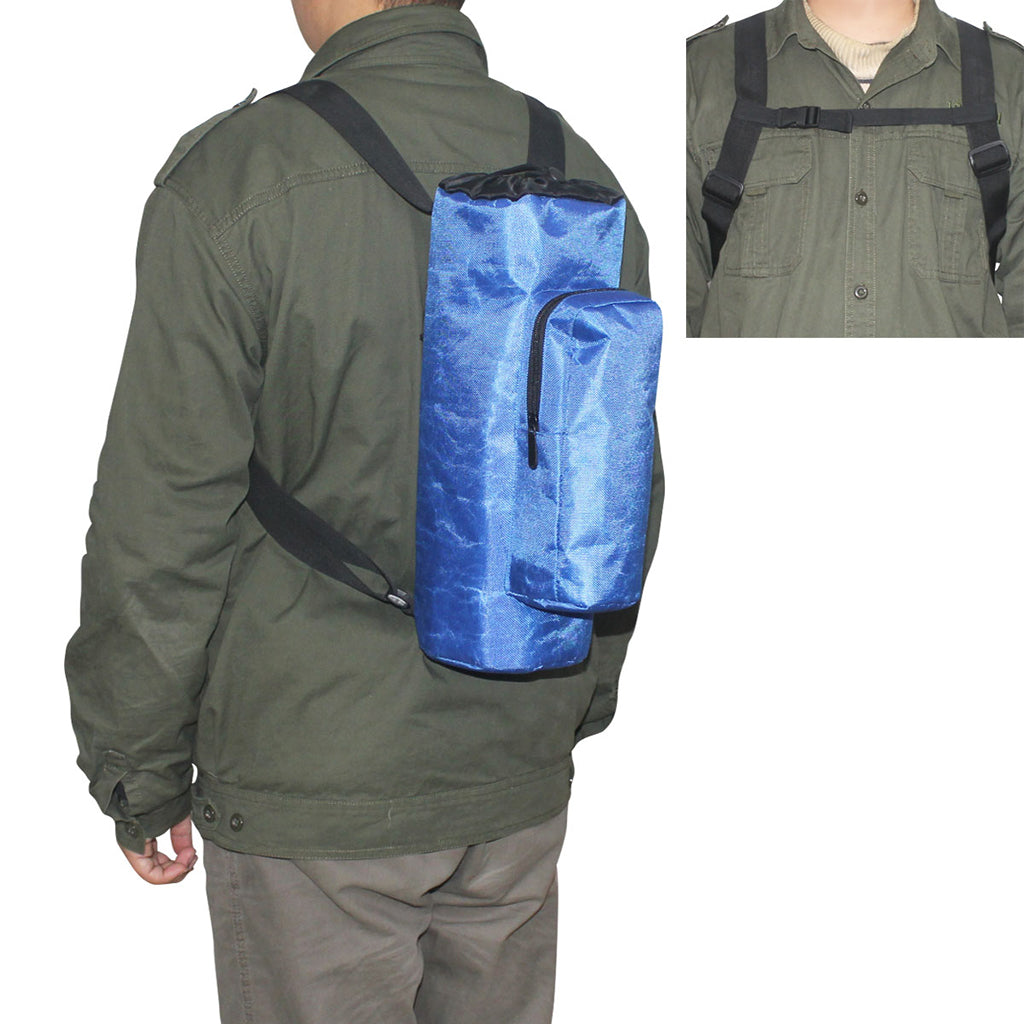 2x Waterproof Shockproof Oxygen Cylinder Tank Holder Backpack Bag Adjustable