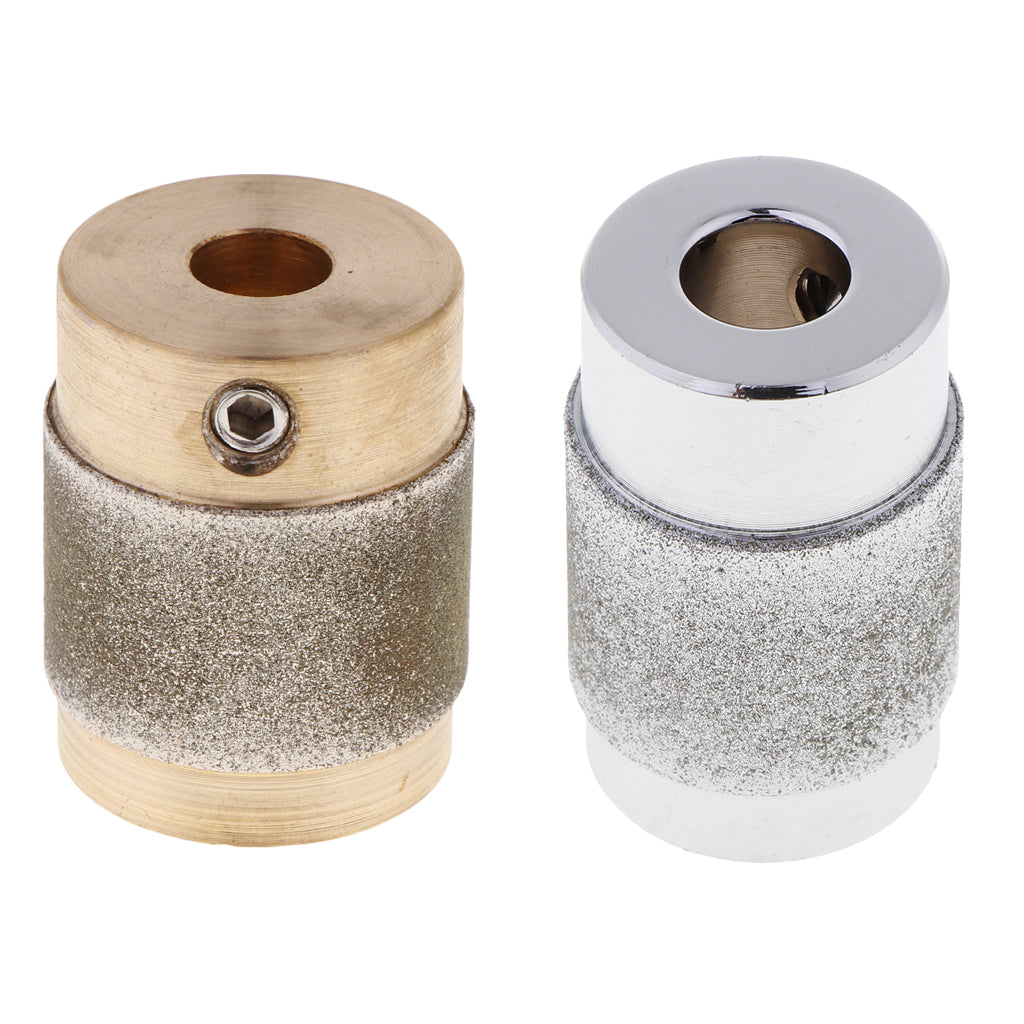 2x Stained Glass Grinder Head Bit Diamond Grinding Wheel for Tile 1.8x0.8x3