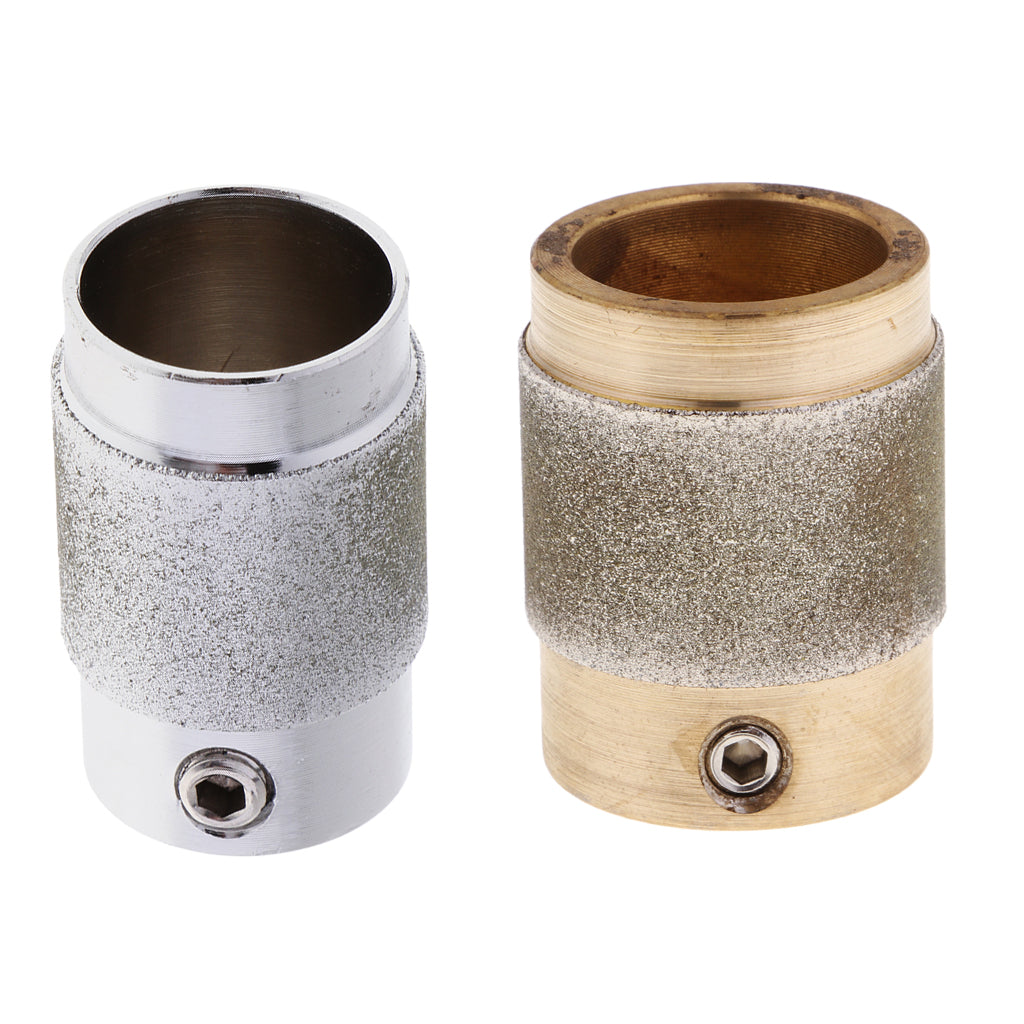 2x Stained Glass Grinder Head Bit Diamond Grinding Wheel for Tile 1.8x0.8x3