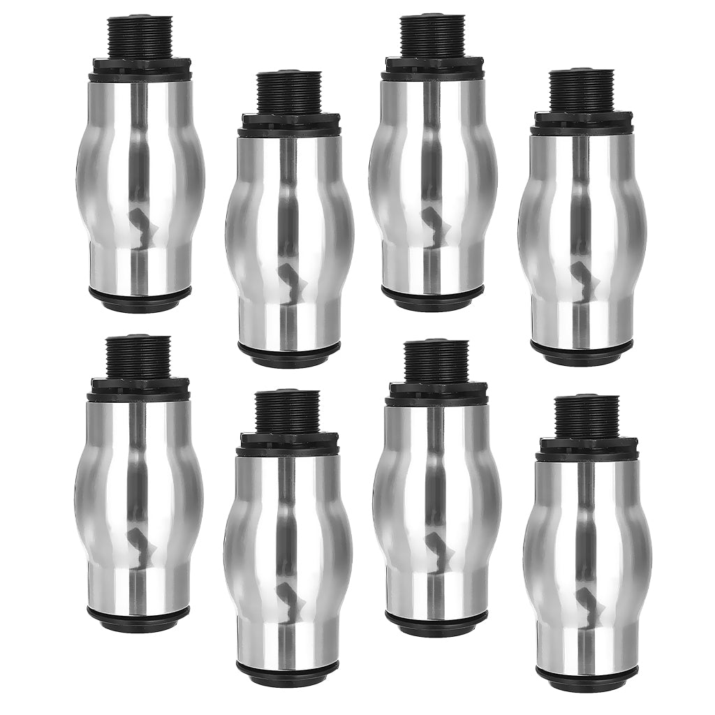 8x Stainless Steel Frothy Fountain Nozzle Bubbling Waterscape Pond Sprayhead