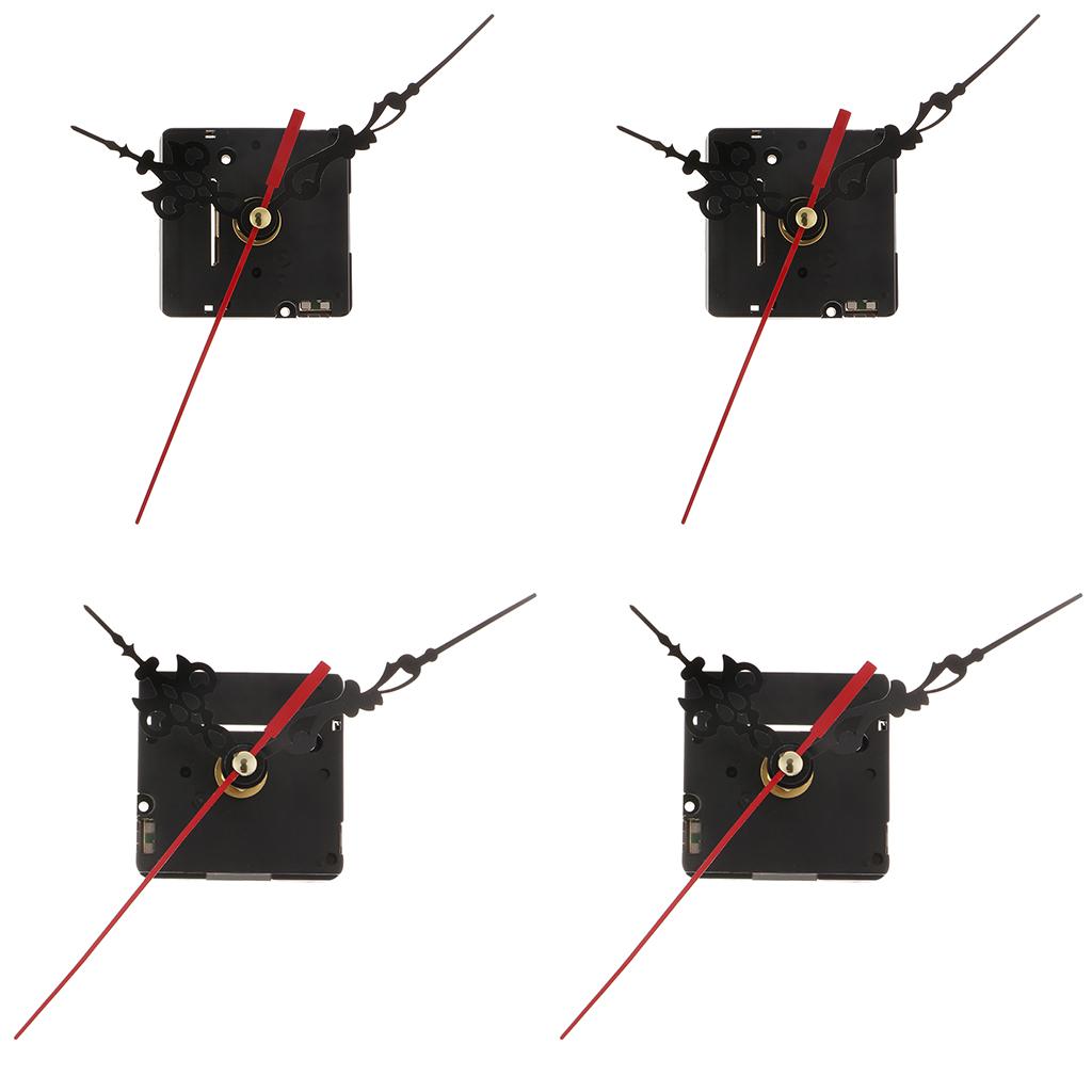 4 Sets Battery Operated Movement for Quartz Wall Clock Repair Replacements