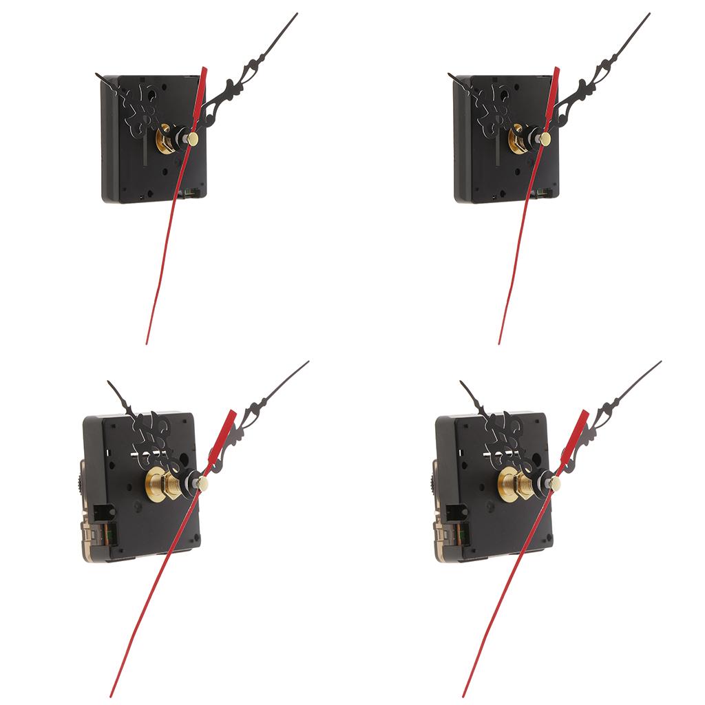 4 Sets Battery Operated Movement for Quartz Wall Clock Repair Replacements