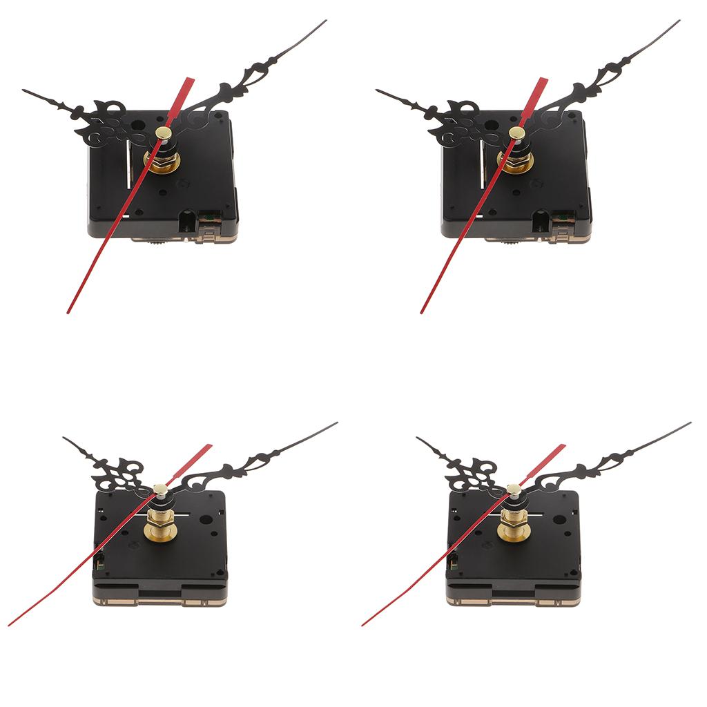 4 Sets Battery Operated Movement for Quartz Wall Clock Repair Replacements