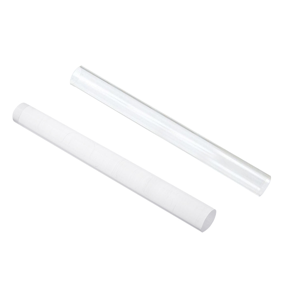 2 Sets Acrylic Rolling Pin Rod Bar Stick Roller Polymer Clay Sculpture Tools