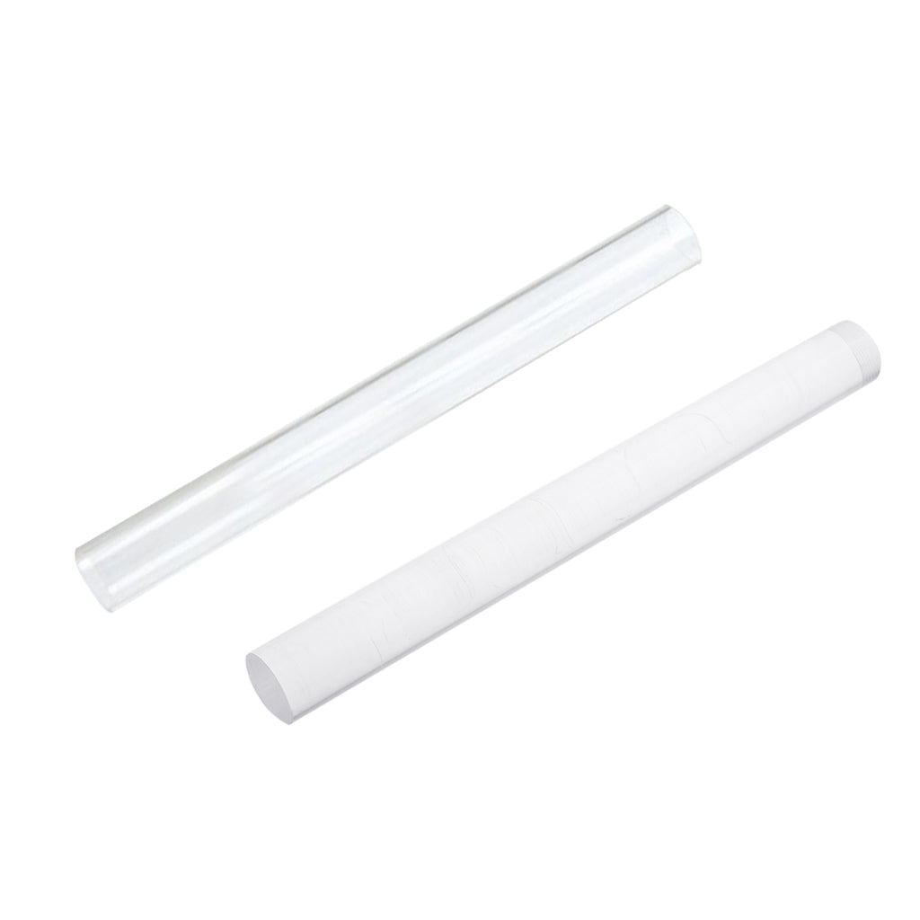 2 Sets Acrylic Rolling Pin Rod Bar Stick Roller Polymer Clay Sculpture Tools