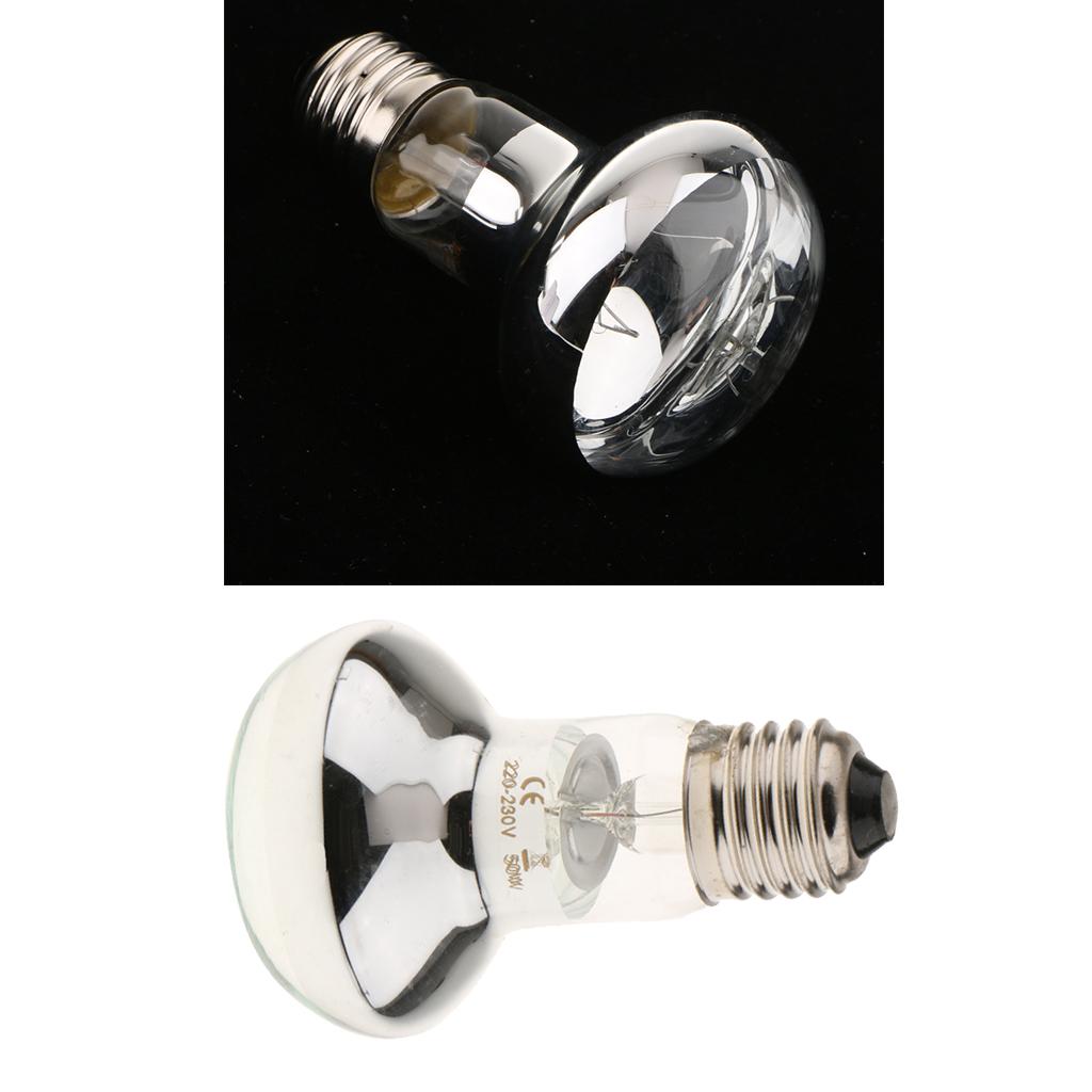 2x Infrared Reptile UVA Lamp Heating Light Lamp Bulb for Lizard Snake 50W