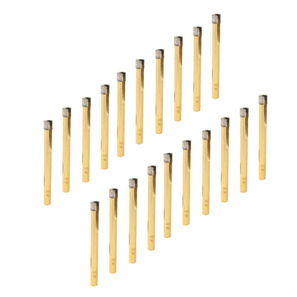 20 Diamond Holesaw Tile Ceramic Glass Slate Porcelain Marble Drill Bits 8mm