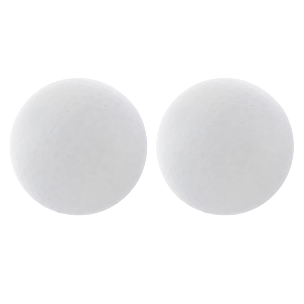 2 Pieces Round Solid Polystyrene Styrofoam Foam Ball for Wedding Craft 200mm