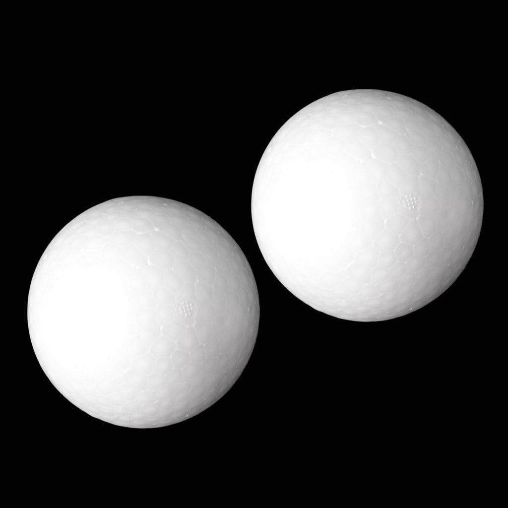 2 Pieces Round Solid Polystyrene Styrofoam Foam Ball for Wedding Craft 200mm