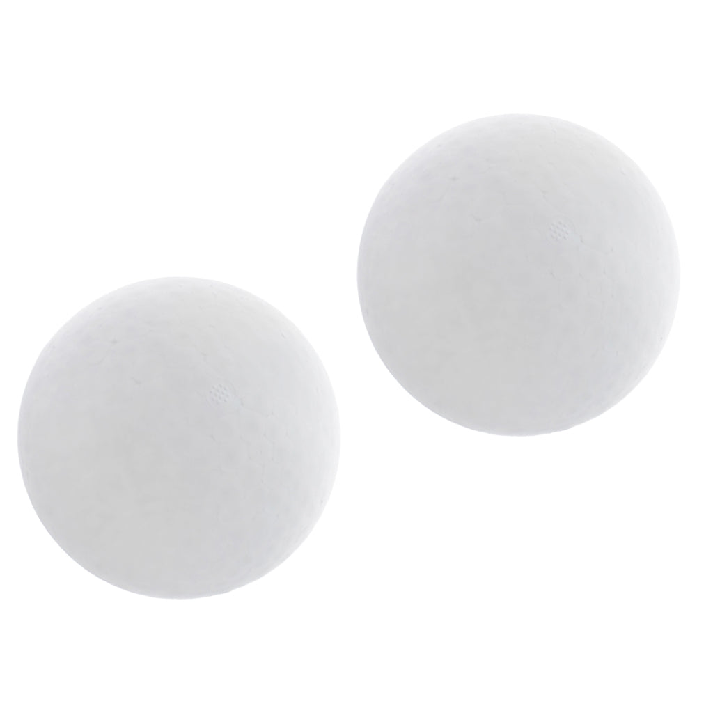 2 Pieces Round Solid Polystyrene Styrofoam Foam Ball for Wedding Craft 200mm