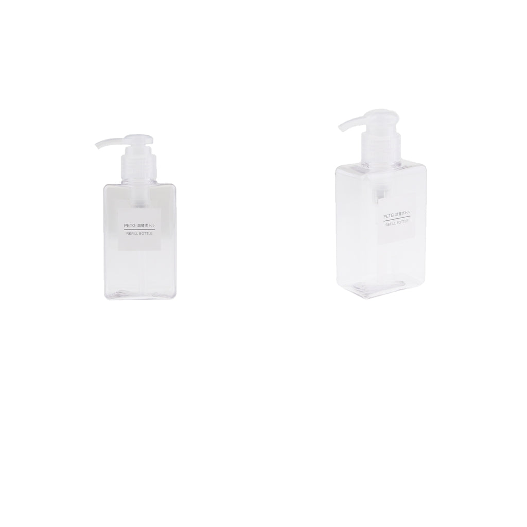 2Pcs Foaming Soap Dispenser Cosmetic Containers Bottle Transparent 150ml