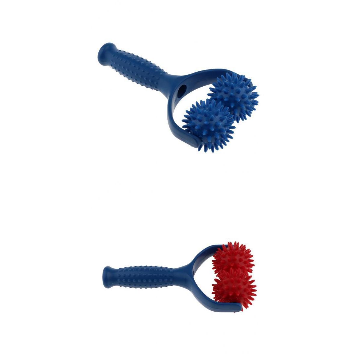 2 Pieces Acupuncture Spiky Massage Ball Shoulder Muscle Massager Sticks