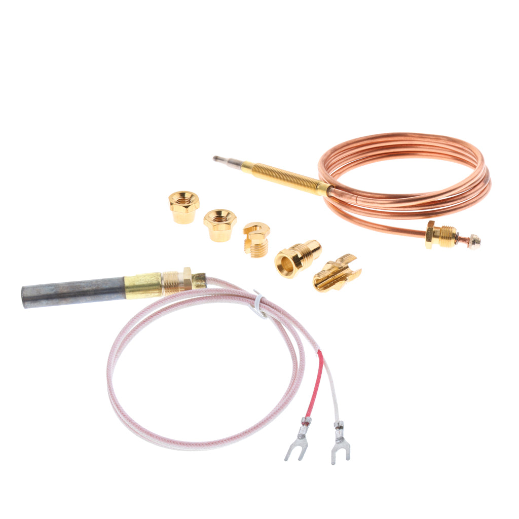 90cm Thermocouple Replacement Set & 24 Thermopile Thermogenerator for Pilot"