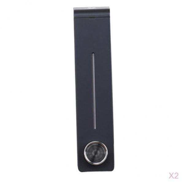 2PCS Wall Mount Liquid Soap Dispenser Bathroom Kitchen, Manual, Matte Black