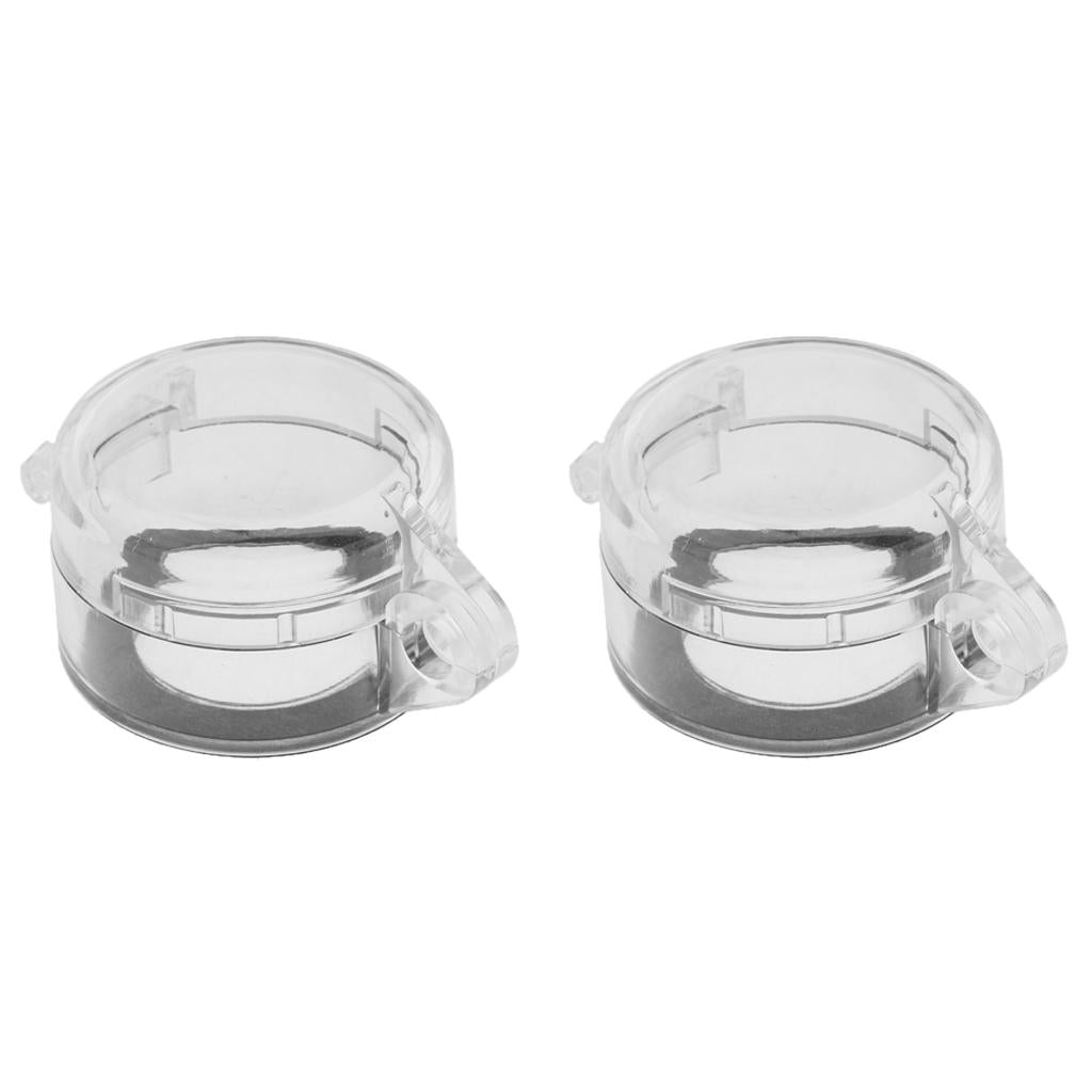 2x Universal Wall Switch Lockout Cover for Oven Cooker Gas Hob Key Knob 30mm