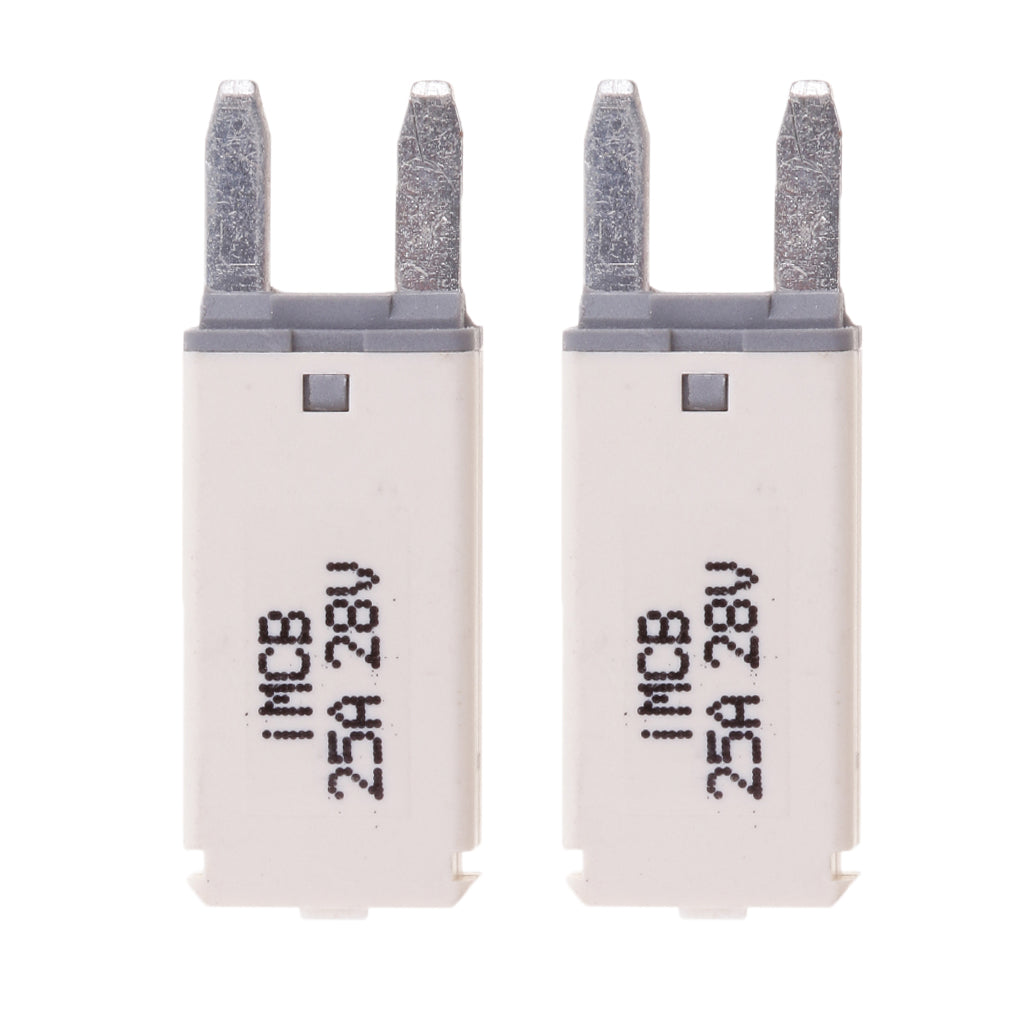 2 Pieces Car ATM Mini Blade Fuse Kit Circuit Breaker Manual Reset