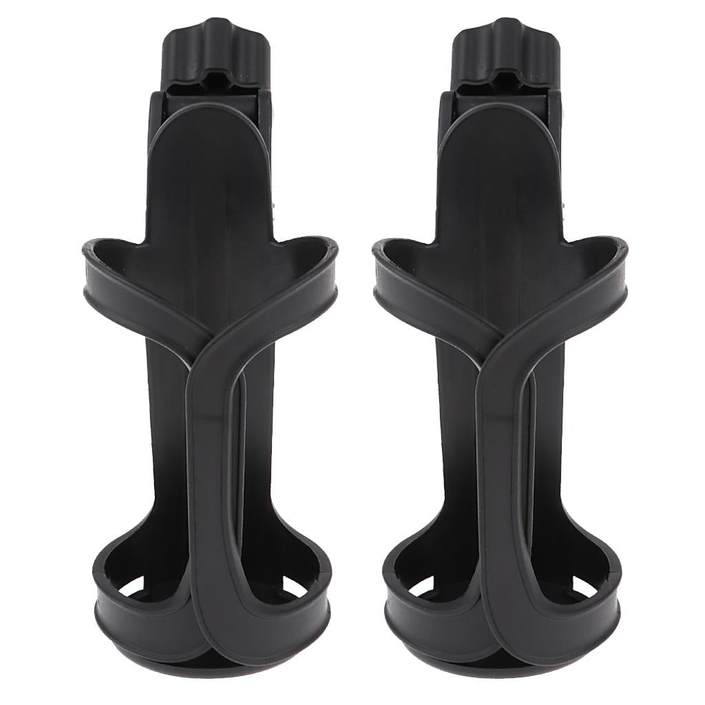2pcs Baby Stroller Pram Cup Holder Universal Bottle Drink Water Black