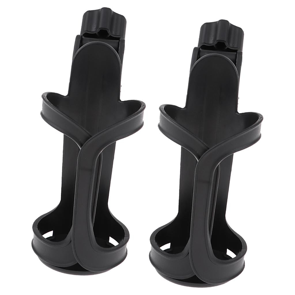 2pcs Baby Stroller Pram Cup Holder Universal Bottle Drink Water Black