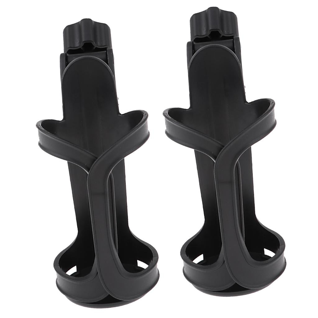 2pcs Baby Stroller Pram Cup Holder Universal Bottle Drink Water Black