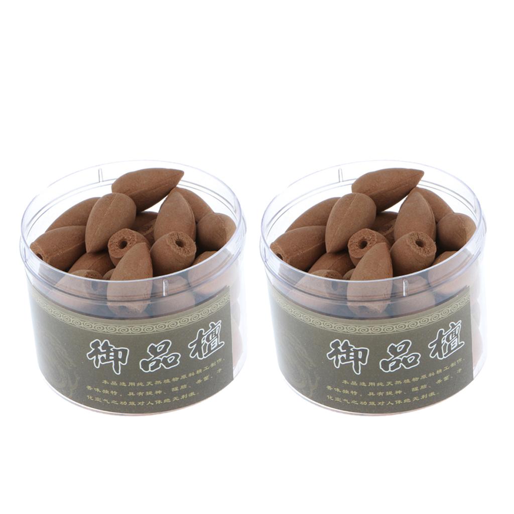 80Pcs Backflow Incense Cones Natural Incense Cone Incense For Home,Patio