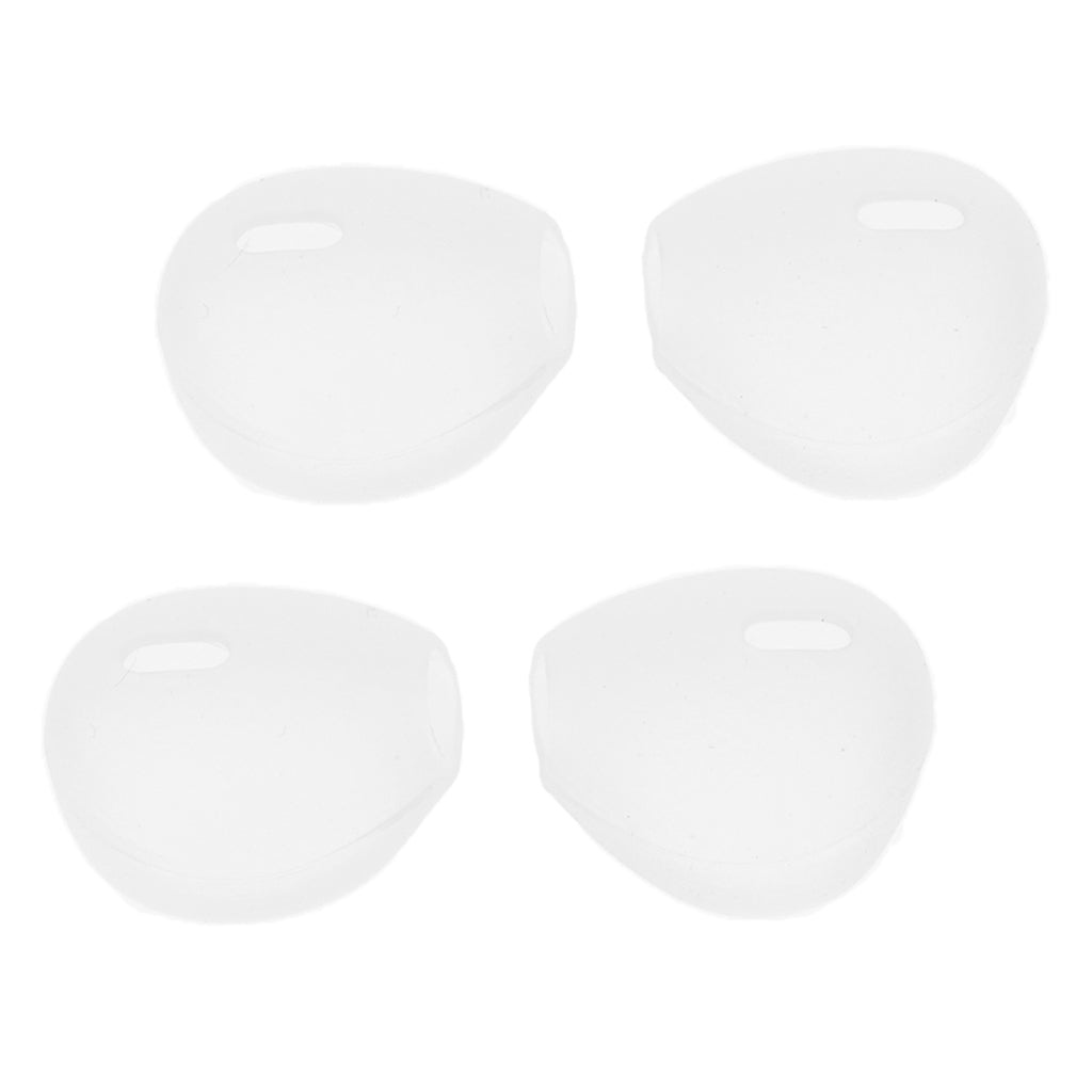 2 Pair Silicone Earbuds Eartips Caps for Apple AirPods iPhone 7 Earpods Gray