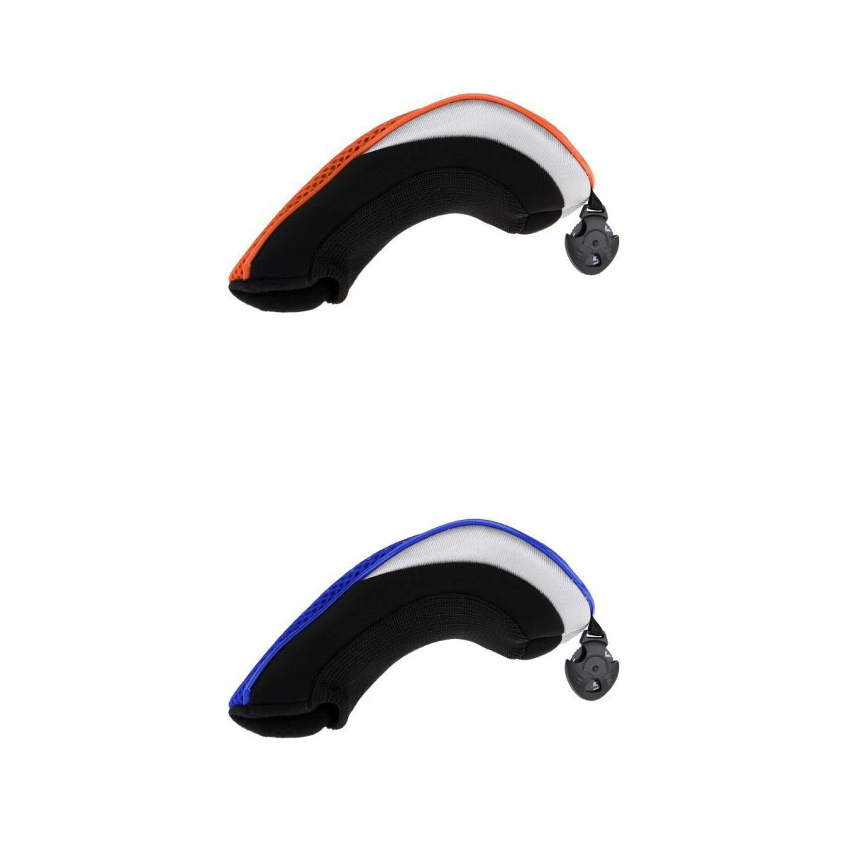 2pcs Golf Hybrid UT Club Rescue Head Cover Headcover Orange & Blue